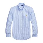 Ralph Lauren Button-down skjortor och polos Blue, Herr