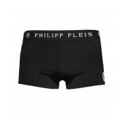 Philipp Plein Herr Boxer Badkläder med Logotyp Black, Herr
