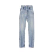 Saint Laurent Straight Jeans Blue, Dam