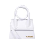 Jacquemus Elegant Mini Väska - 100 White Noeud White, Dam