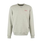 Barbour Crew Neck Sweatshirt Gråmelerad Gray, Herr