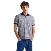 Pepe Jeans Bomull Jersey Polo Shirt All Over Print Multicolor, Herr