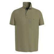 Tommy Hilfiger Faded Olive Palm Krage Polo Green, Herr
