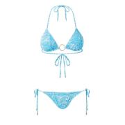 Melissa Odabash Blå Mirage Triangel Bikini Set Blue, Dam