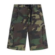 White Sand Cargo Bermuda Shorts med kamouflagemönster Multicolor, Herr