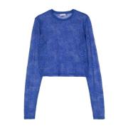 Patrizia Pepe Blue Wave Sweater Blue, Dam