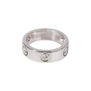 Cartier Vintage Pre-owned Vitt guld ringar Gray, Dam