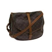 Louis Vuitton Vintage Pre-owned Canvas louis-vuitton-vskor Brown, Dam