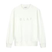 Olaf Hussein Korsstygn Sweaters White, Herr