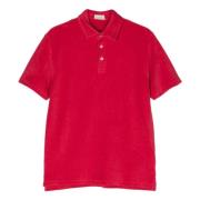 Altea Smith Towelling Polo Shirt Red, Herr