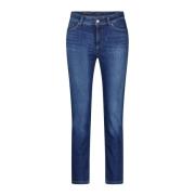 Cambio Kort Piper Jeans 5-Ficka Stil Blue, Dam