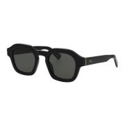 Retrosuperfuture Stiliga solglasögon för en solig Saluto Black, Dam