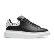 Alexander McQueen Studded Läder Sneakers Black, Herr