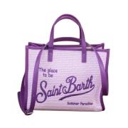 MC2 Saint Barth Stilfull Borsa Badkläder Kollektion Purple, Dam