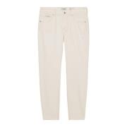 Marc O'Polo Alva Slim Cropped Jeans White, Dam