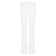 Armani Exchange Vintage Flared Jeans White, Dam