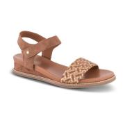 Nordic Softness Flätad Komfort Sandal Brown, Dam