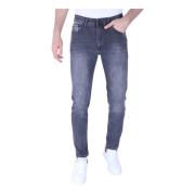 True Rise Lätt jeans Herr Vuxna Regular Fit Stretch - Dp54 Gray, Herr