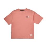 Evisu Rosa Godhead Polaroid T-shirt Pink, Herr