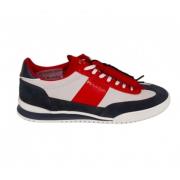 Paul Smith UK Olympiskt Flagga Läder Sneakers Multicolor, Herr