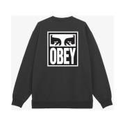 Obey Stilig Sweatshirt för Män Black, Herr