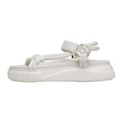 Voile Blanche Leather sandals Lisa 34 White, Dam