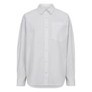 Designers Remix Vit skjorta med vadderade axlar White, Dam