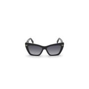Tom Ford Wyatt Solglasögon för kvinnor Black, Unisex
