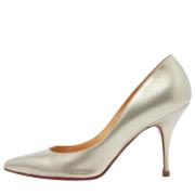 Christian Louboutin Pre-owned Pre-owned Laeder klackskor Yellow, Dam