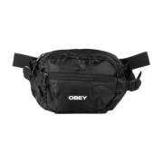 Obey Commuter Waist Bag Svart Streetwear Black, Herr