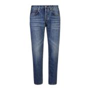 Eleventy Klassiska Denim Jeans för Vardagsbruk Blue, Herr