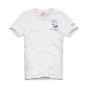 MC2 Saint Barth Snoopy Padel T-shirt White, Herr