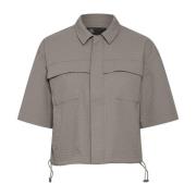 Lounge Nine Eliyaln Gf Shirt Bluser Pewter Gray, Dam