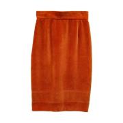 Moschino Pre-Owned Pre-owned Bomull nederdelar Orange, Dam