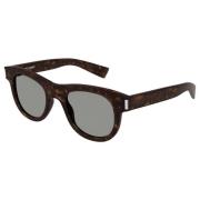 Saint Laurent Havana/Grey Sunglasses SL 575 Brown, Unisex