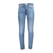 Calvin Klein Slim Taper Jeans Tvättad Effekt Blue, Herr