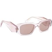 Prada Stiliga solglasögon med unik design Pink, Dam
