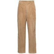 Palm Angels Straight Trousers Beige, Herr