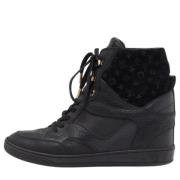 Louis Vuitton Vintage Pre-owned Laeder sneakers Black, Dam