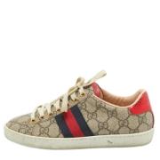 Gucci Vintage Pre-owned Belagd canvas sneakers Multicolor, Dam