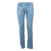 Roy Roger's Italienska Slim Fit Denim Jeans Blue, Herr