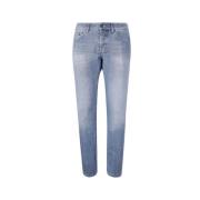 Dondup Slim Fit Blå Denim Jeans Blue, Herr