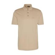 Boss Polo Press Beige Logo Beige, Herr