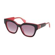 Max & Co Acetat solglasögon för kvinnor Black, Unisex