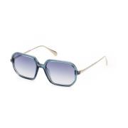 Max & Co Dagliga solglasögon sprutade för kvinnor Blue, Unisex