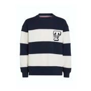 Tommy Jeans Avslappnad Cut & Sew Sweatshirt Multicolor, Herr