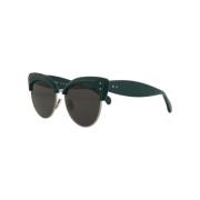 Alaïa Pre-owned Pre-owned Acetat solglasgon Green, Dam