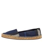 Burberry Vintage Pre-owned Canvas lgskor Blue, Dam