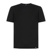 Drumohr Klassisk T-Shirt Kollektion Black, Herr
