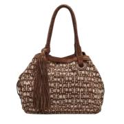 Givenchy Pre-owned Pre-owned Canvas axelremsvskor Brown, Dam